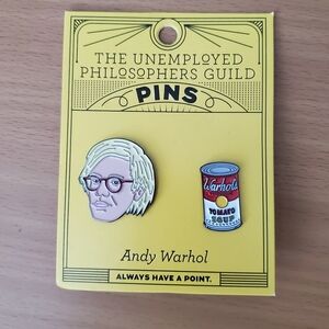 Andy Warhol Enamel Pins Lapel